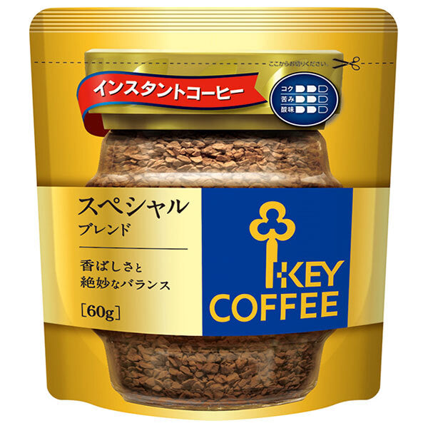 キーコーヒー インスタントコーヒー スペシャルブレンド 60g×12袋入【日本出荷】