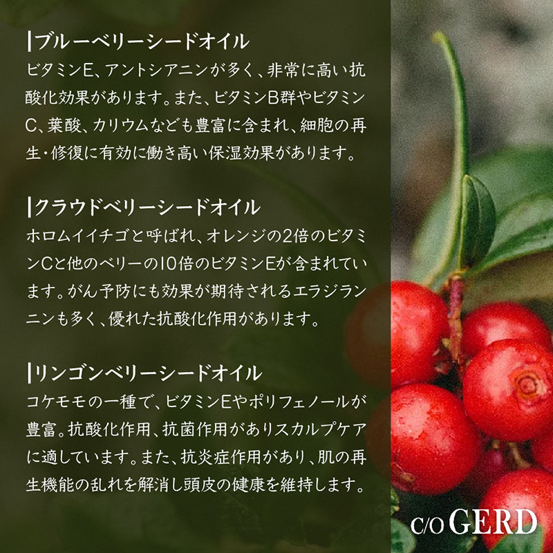 Care of Gerd リンゴンベリーシャンプー スカルプ