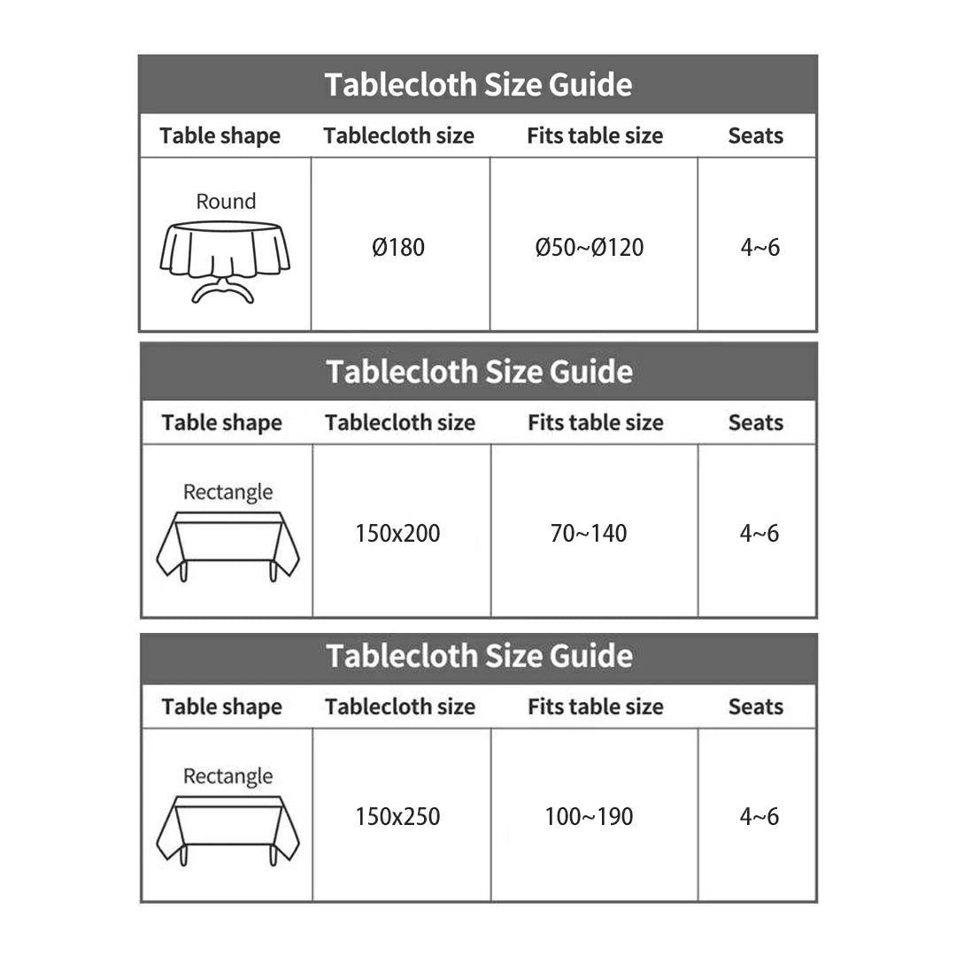 Lemon Tablecloth 180 (Water-repellent)