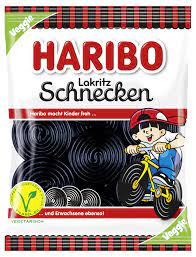 Haribo Licorice Snails 175g Pack