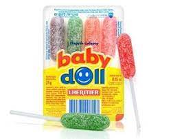 Baby Doll Lollipops - Pack of 4 - Assorted flavours ベイビードールロリポップ 4つのアソートセット