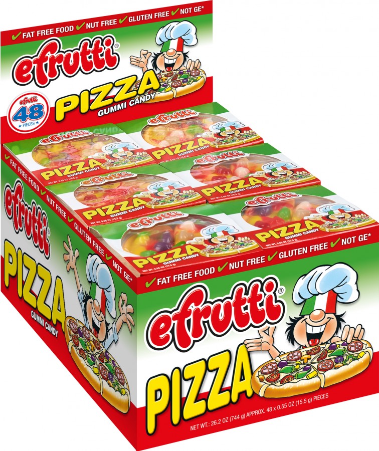 Efrutti Pizza 5 Slices of Chewy-Tasty-Yummy Pizza! イーフルッティー ミニピザ グミ バラ売り