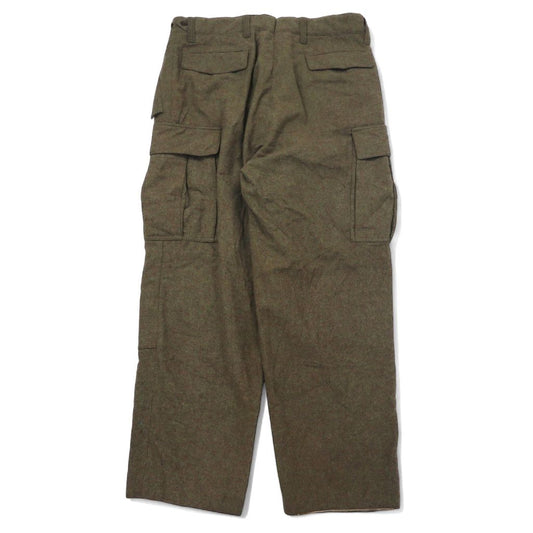 60年代 German Military ドイツ軍 WWII カーゴパンツ M カーキ ウール ミリタリー 8405-12-1305781 SPORTRA ARNSTORF