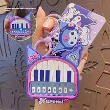 Kuromi Piano Keyring /クロミピアノキーホルダー