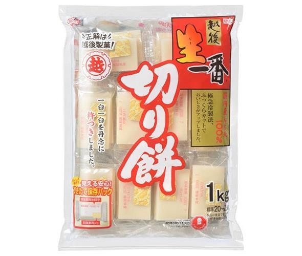越後製菓 生一番 きりもち 1kg×10袋入【日本出荷】