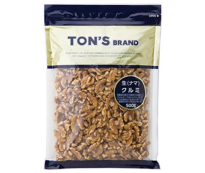 東洋ナッツ食品 トン クルミ(生) 500g×10袋入【日本出荷】