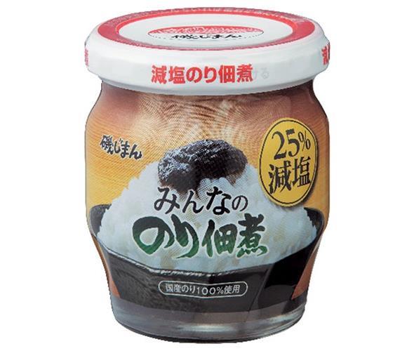 磯じまん みんなののり佃煮 25%減塩 145g瓶×12個入【日本出荷】