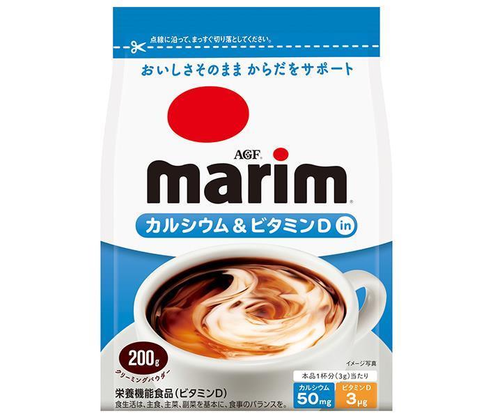 AGF マリーム カルシウム&ビタミンDイン 200g袋×12袋入【日本出荷】