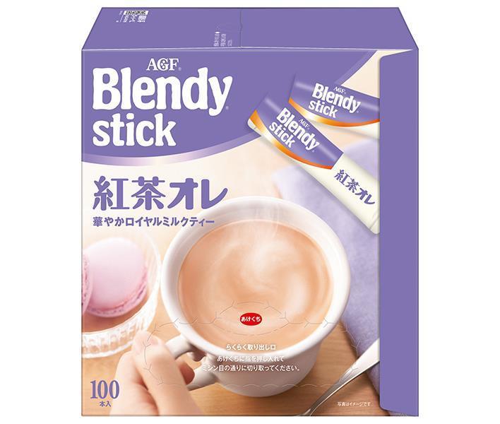 AGF ブレンディ スティック 紅茶オレ (9.5g×100本)×4箱入【日本出荷】
