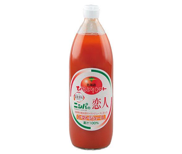 JAびらとり ニシパの恋人 トマトジュース (有塩) 1L瓶×6本入【日本出荷】