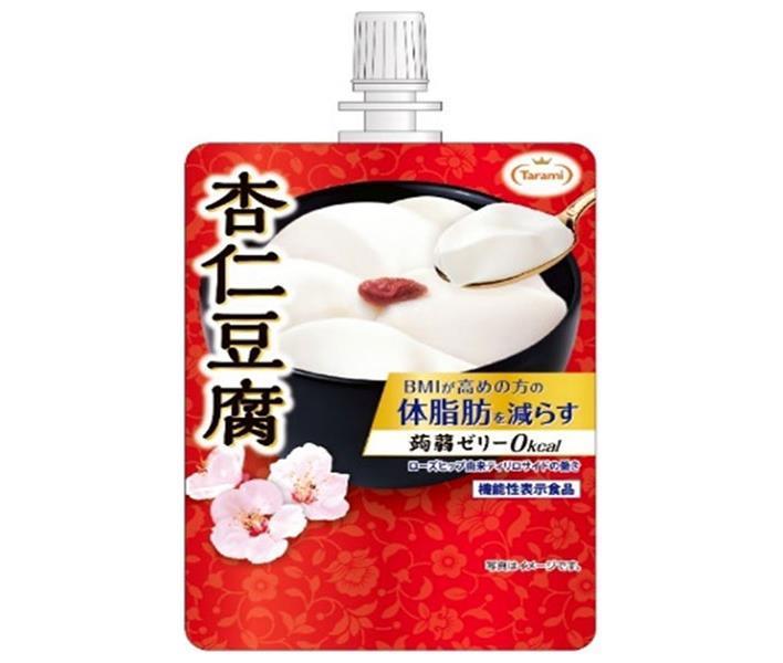 たらみ Tarami 体脂肪を減らす蒟蒻ゼリー0kcal 杏仁豆腐 150gパウチ×30本入【日本出荷】