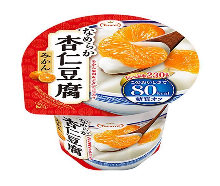 たらみ Tarami なめらか杏仁豆腐 みかん 80kcal 230g×24(6×4)個入【日本出荷】