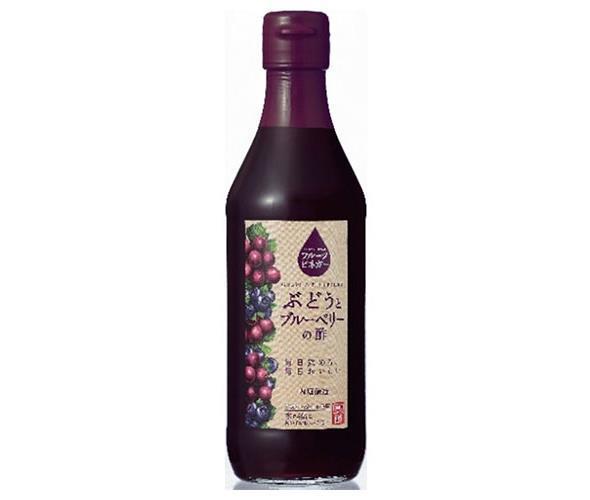 内堀醸造 フルーツビネガー ぶどうとブルーベリーの酢 360ml瓶×6本入【日本出荷】