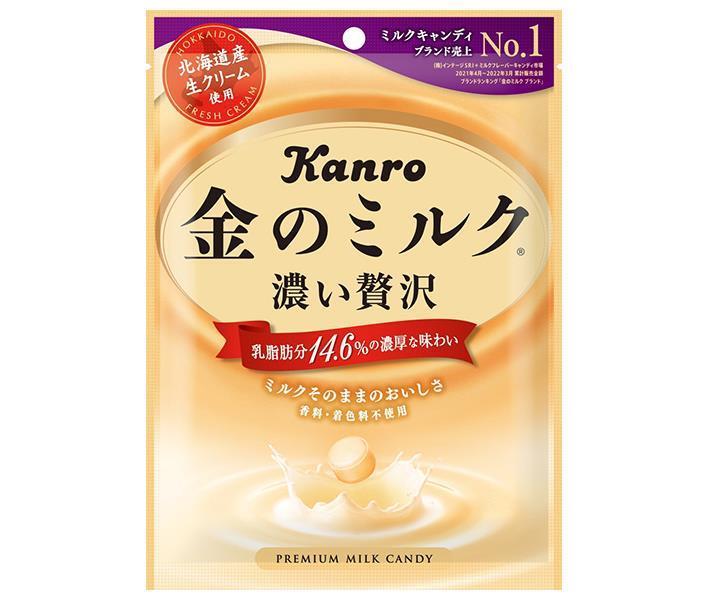 カンロ 金のミルクキャンディ 80g×6袋入【日本出荷】