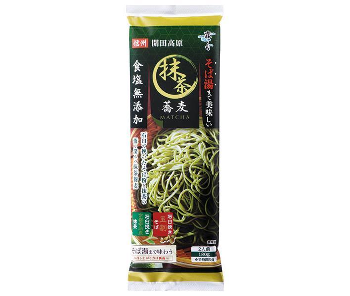 はくばく そば湯まで美味しい蕎麦 抹茶 180g×10袋入【日本出荷】