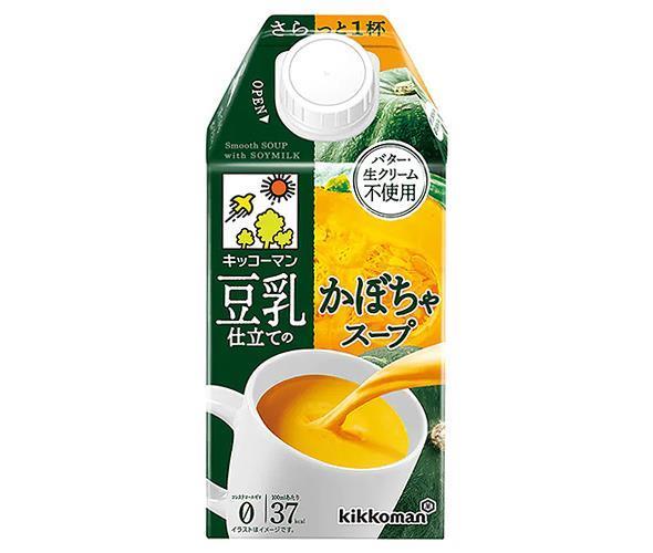 紀文 豆乳仕立てのかぼちゃスープ 500ml紙パック×12本入【日本出荷】