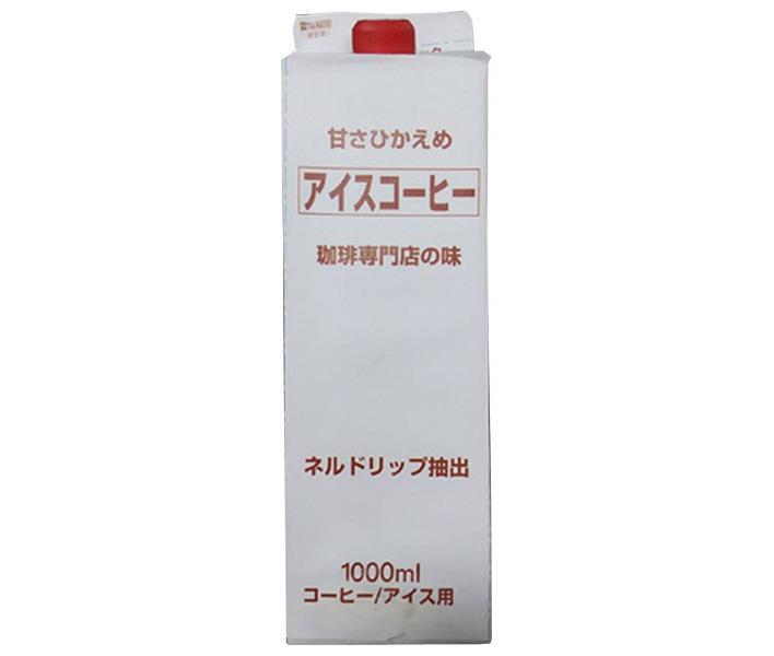ティーランド アイスコーヒー 甘さひかえめ 1000ml紙パック×12本入【日本出荷】