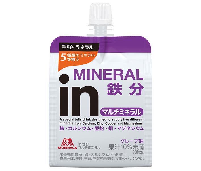 森永製菓 inゼリー マルチミネラル 180gパウチ×36本入【日本出荷】