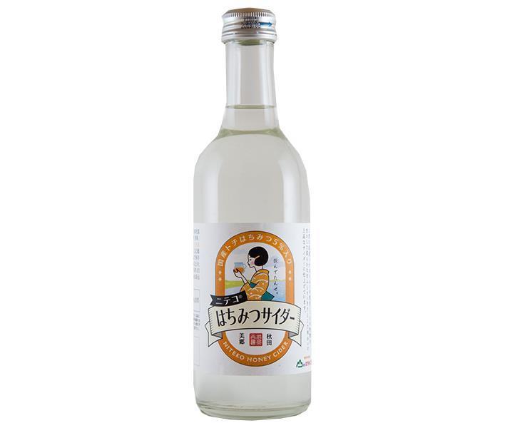 あきた美郷づくり ニテコはちみつサイダー 300ml瓶×24本入【日本出荷】
