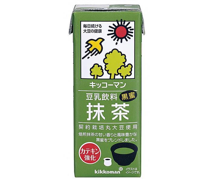 キッコーマン 豆乳飲料 抹茶 200ml紙パック×18本入【日本出荷】