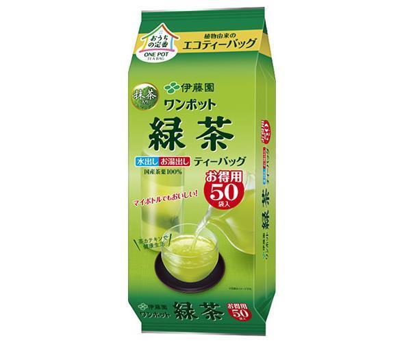 伊藤園 ワンポット エコティーバッグ 緑茶 50袋入×5袋入【日本出荷】
