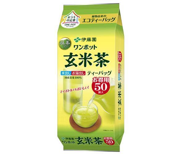 伊藤園 ワンポット 抹茶入り玄米茶 ティーバッグ 50袋入×5袋入【日本出荷】