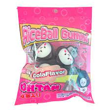 Rice Ball Gummi Cola Flavor- Pack of 4 おにぎりグミ コーラ味 4個入り