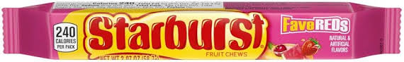Starburst Fruit Chews – Red Mix / スターバースト フルーツチュー レッドミックス