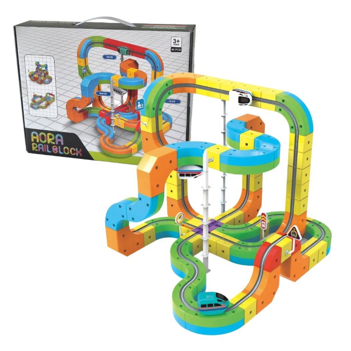 レールブロック 48ピース 88ピース 選べる知育玩具 コース作り 車 スロープトイ 組み立て おもちゃ 子供 誕生日 プレゼント