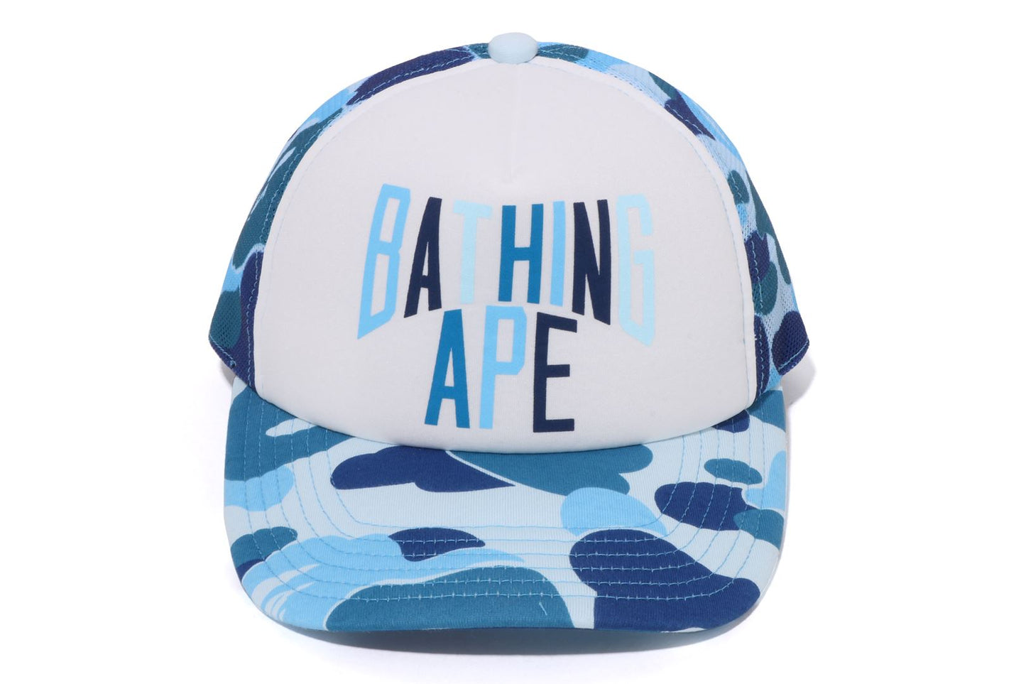 BAPE ABC CAMO NYC LOGO MESH CAP