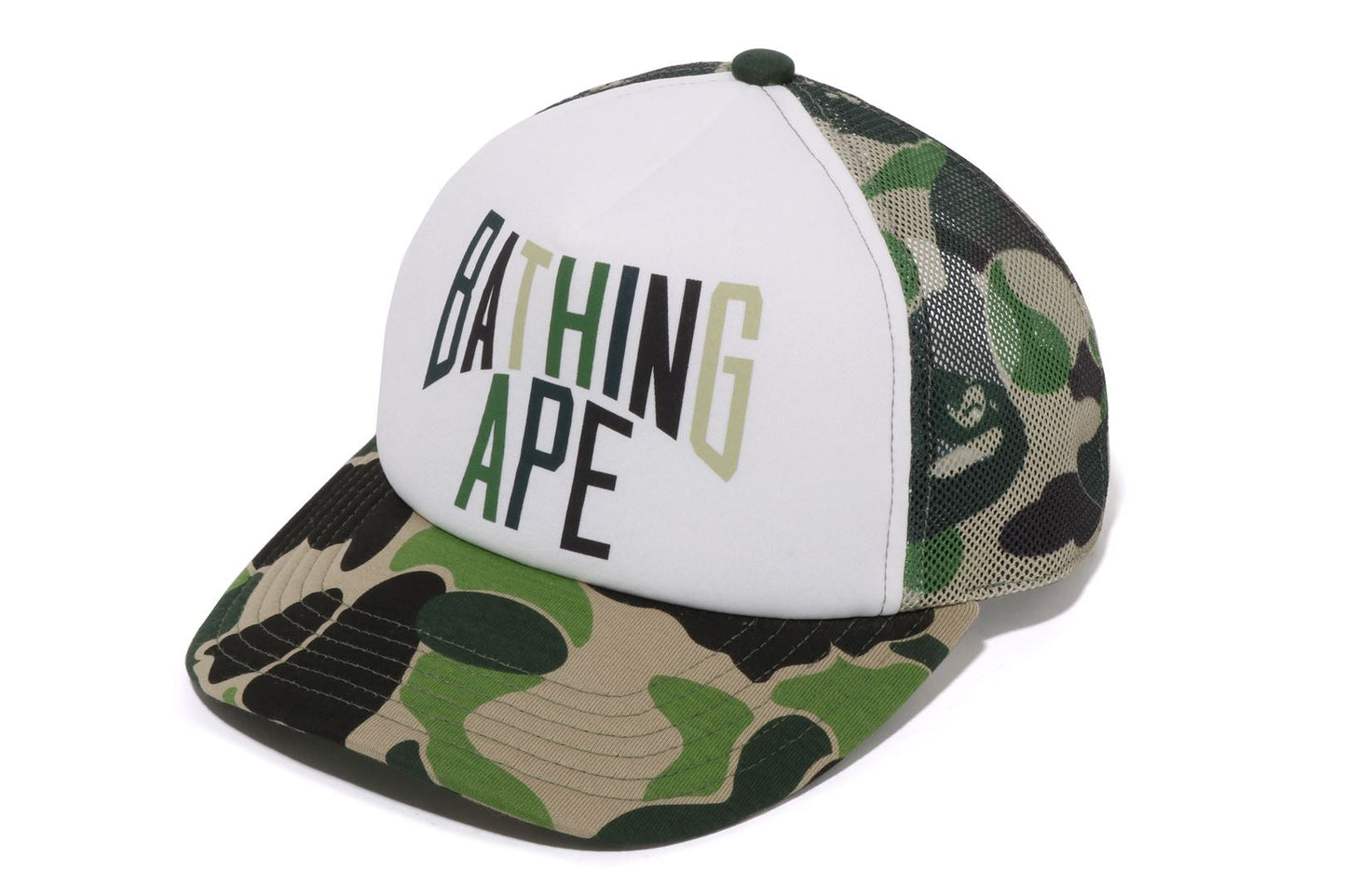BAPE ABC CAMO NYC LOGO MESH CAP