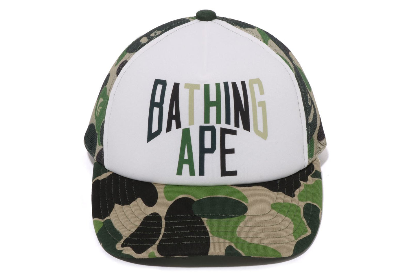 BAPE ABC CAMO NYC LOGO MESH CAP