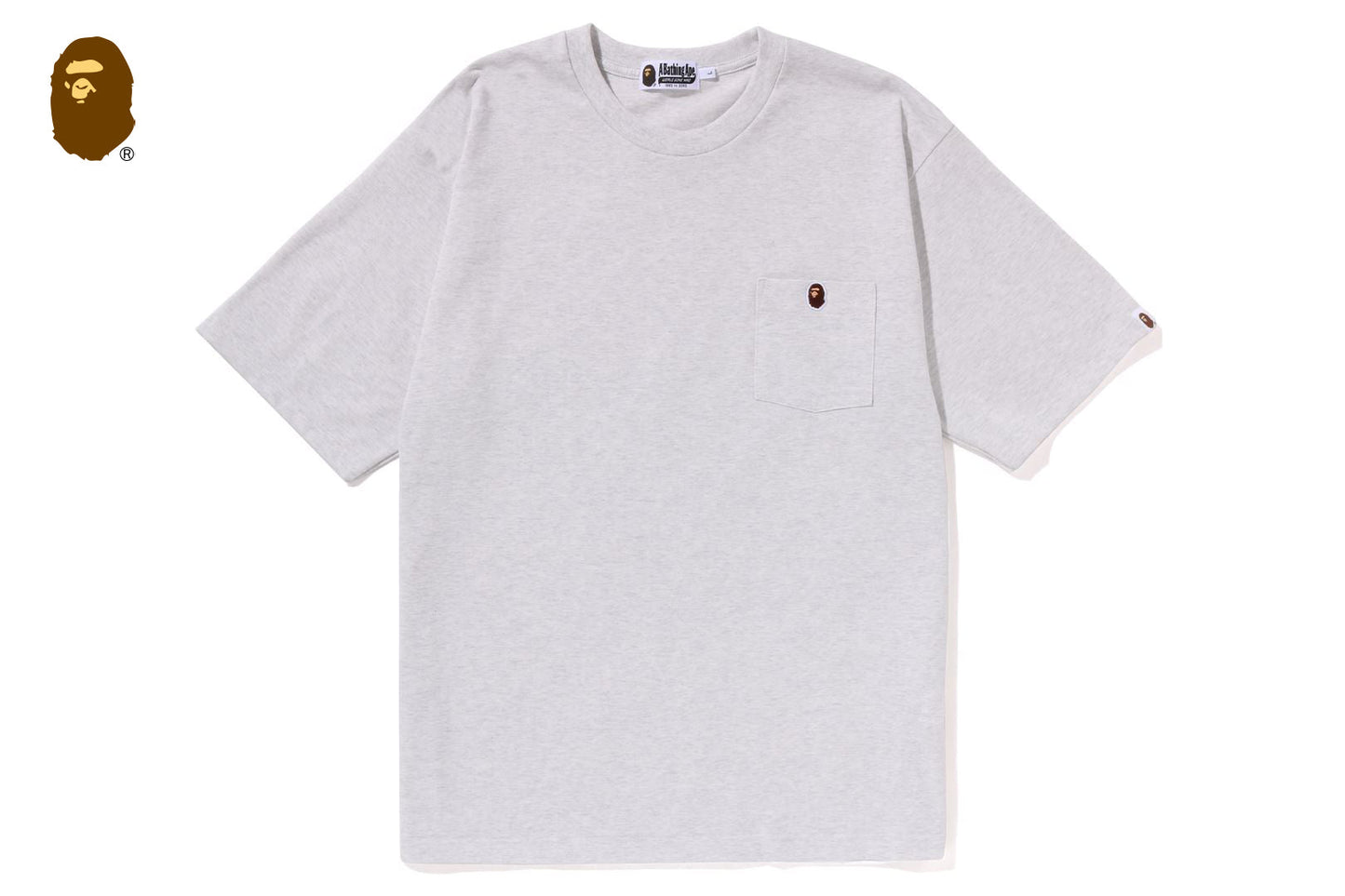 BAPE APE HEAD ONE POINT RELAXED FIT POCKET TEE