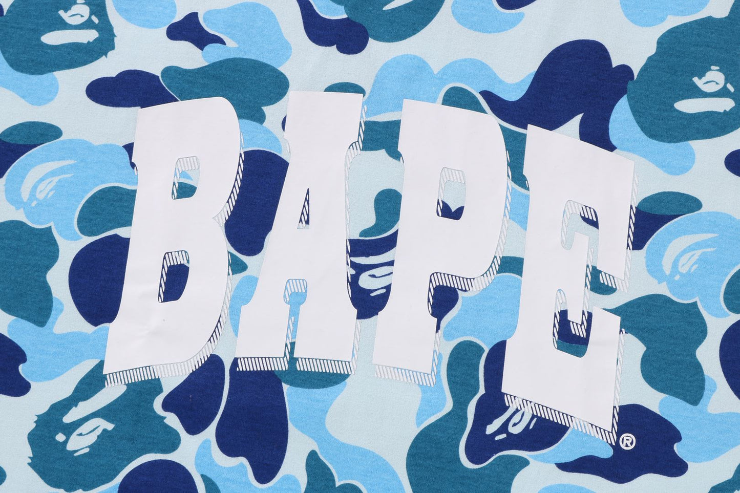 BAPE ABC CAMO RELAXED FIT BAPE LOGO TEE
