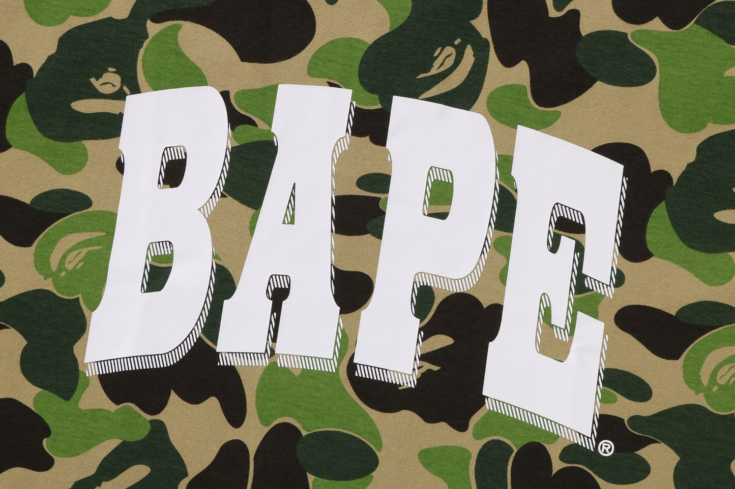 BAPE ABC CAMO RELAXED FIT BAPE LOGO TEE