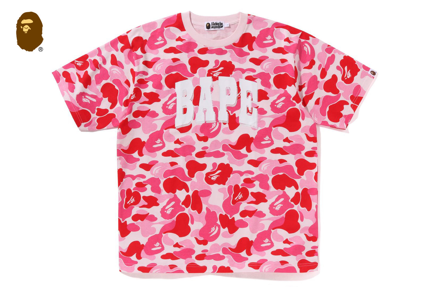 BAPE ABC CAMO RELAXED FIT BAPE LOGO TEE
