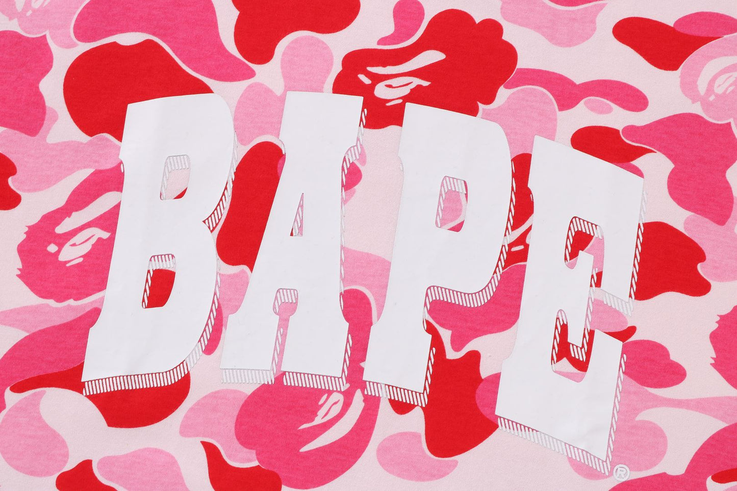 BAPE ABC CAMO RELAXED FIT BAPE LOGO TEE