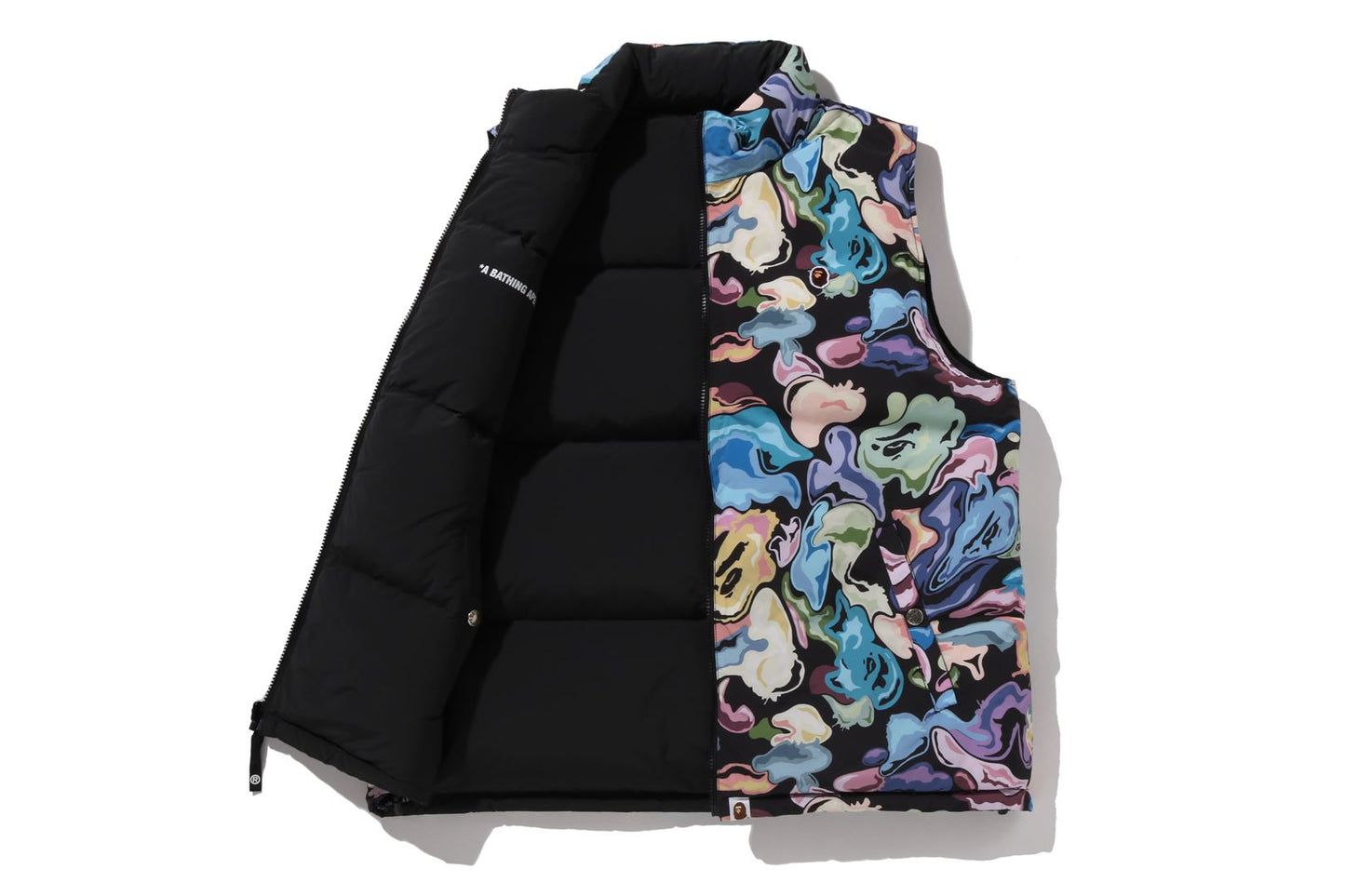 BAPE ART CAMO 可翻轉羽絨背心