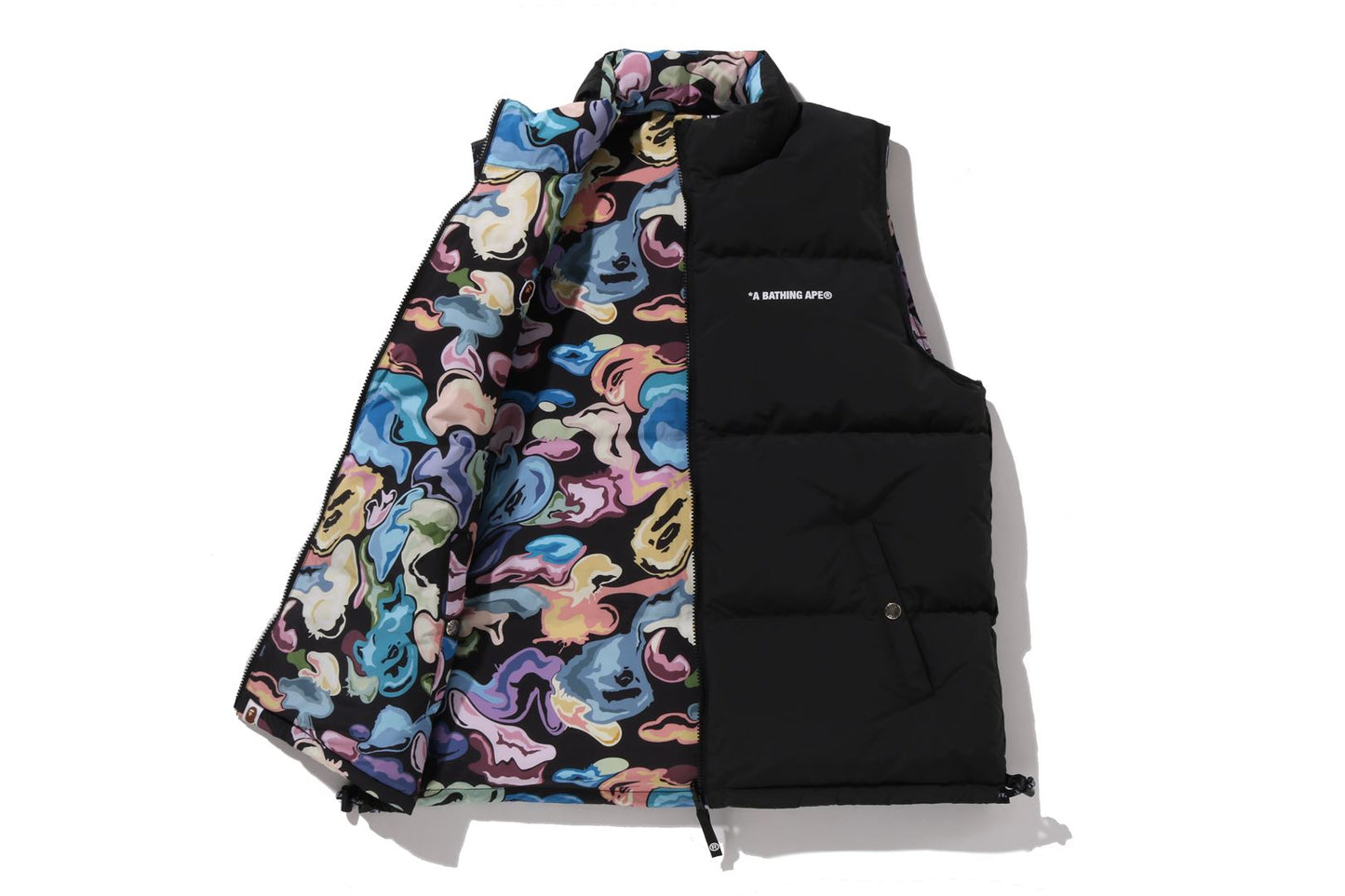 BAPE ART CAMO 可翻轉羽絨背心