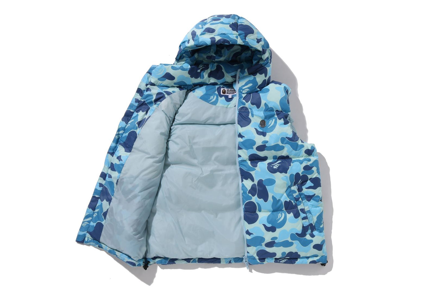 BAPE ABC CAMO DOWN VEST
