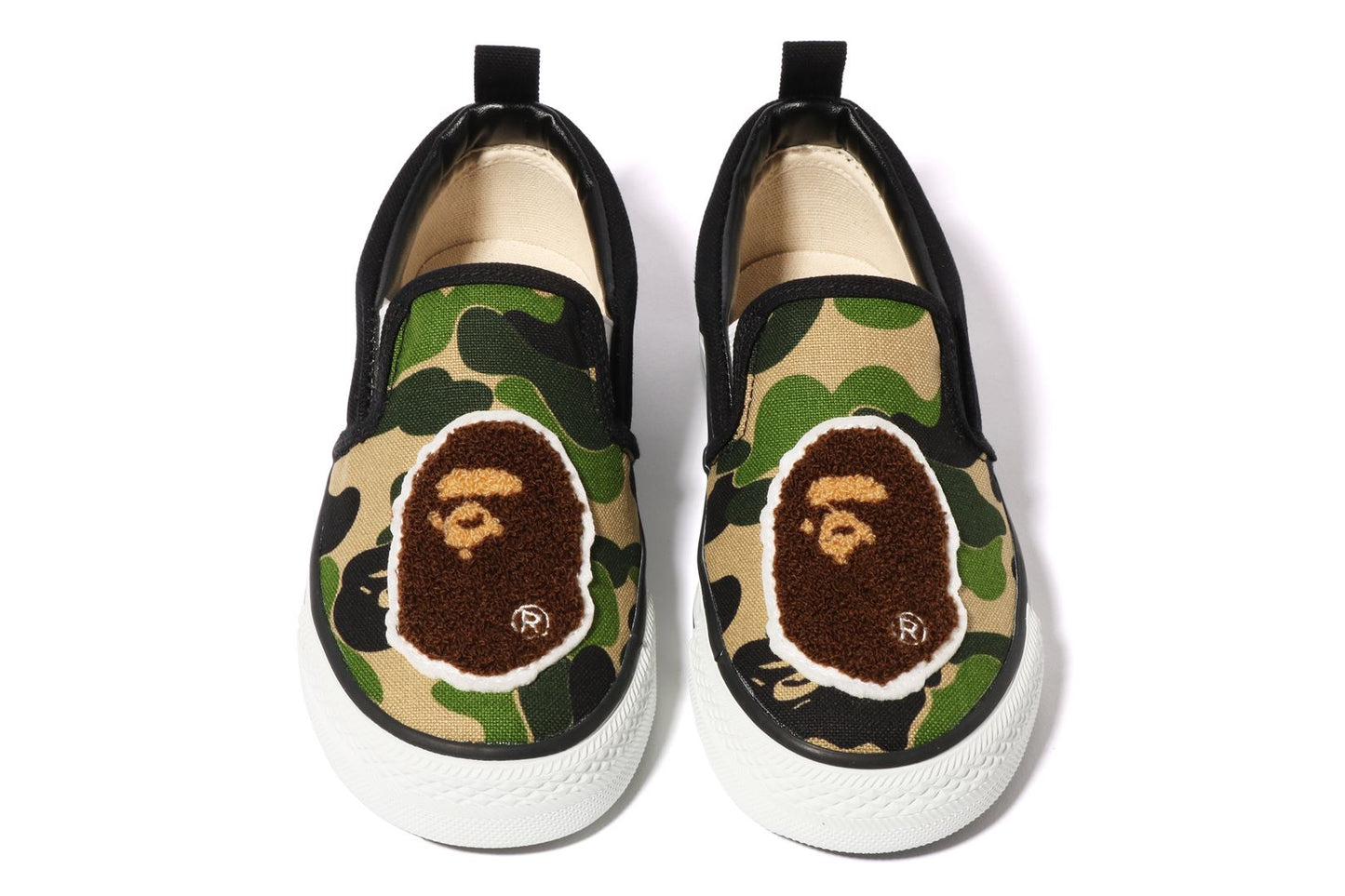 BAPE ABC CAMO APE HEAD PATCH SLIP ON