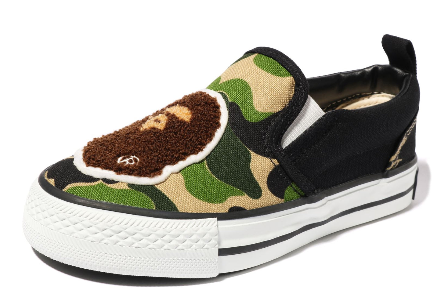 BAPE ABC CAMO APE HEAD PATCH SLIP ON