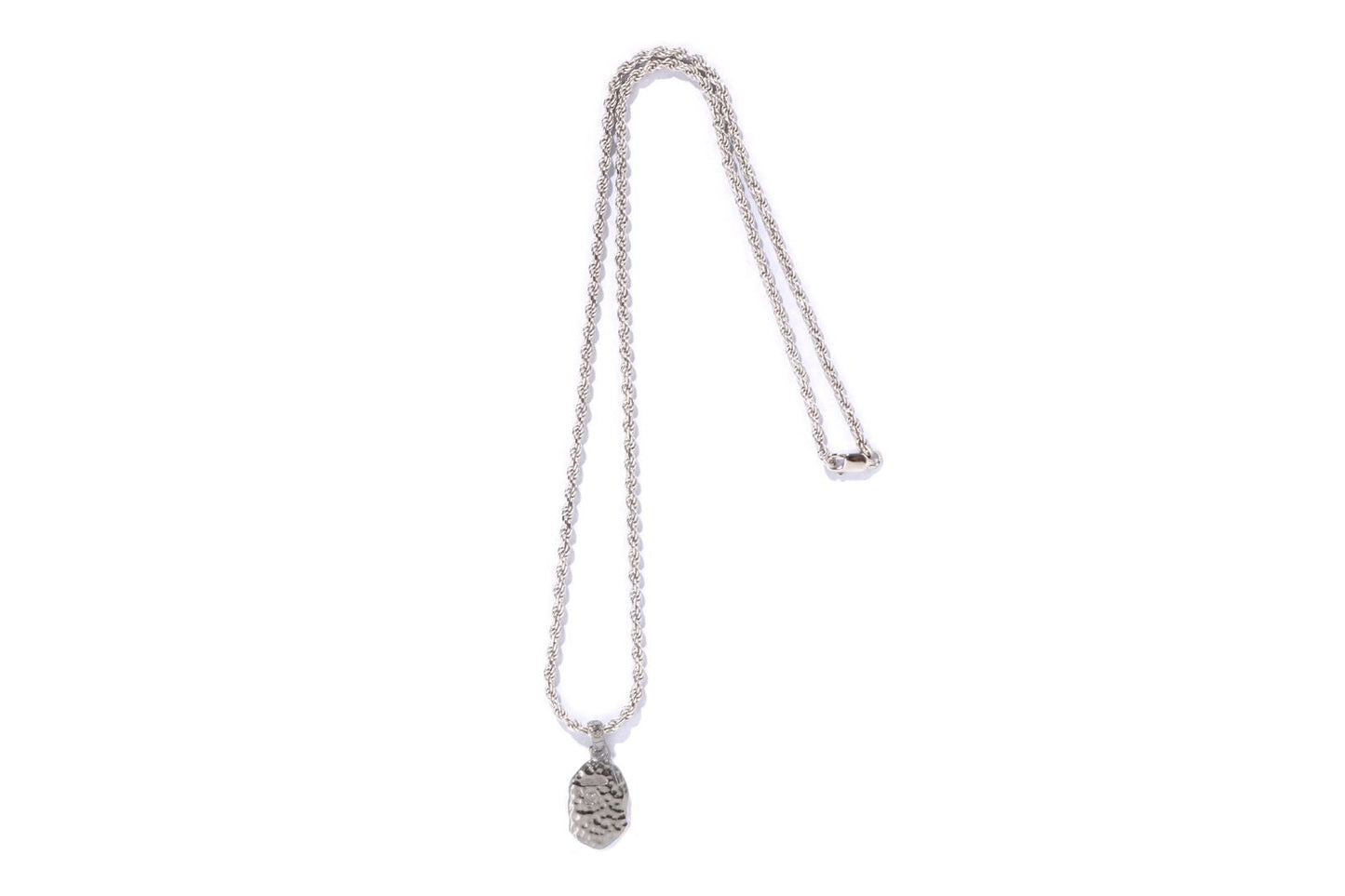BAPE APE HEAD SILVER NECKLACE