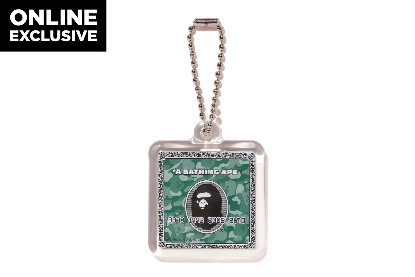 BAPE CARD 鑰匙圈