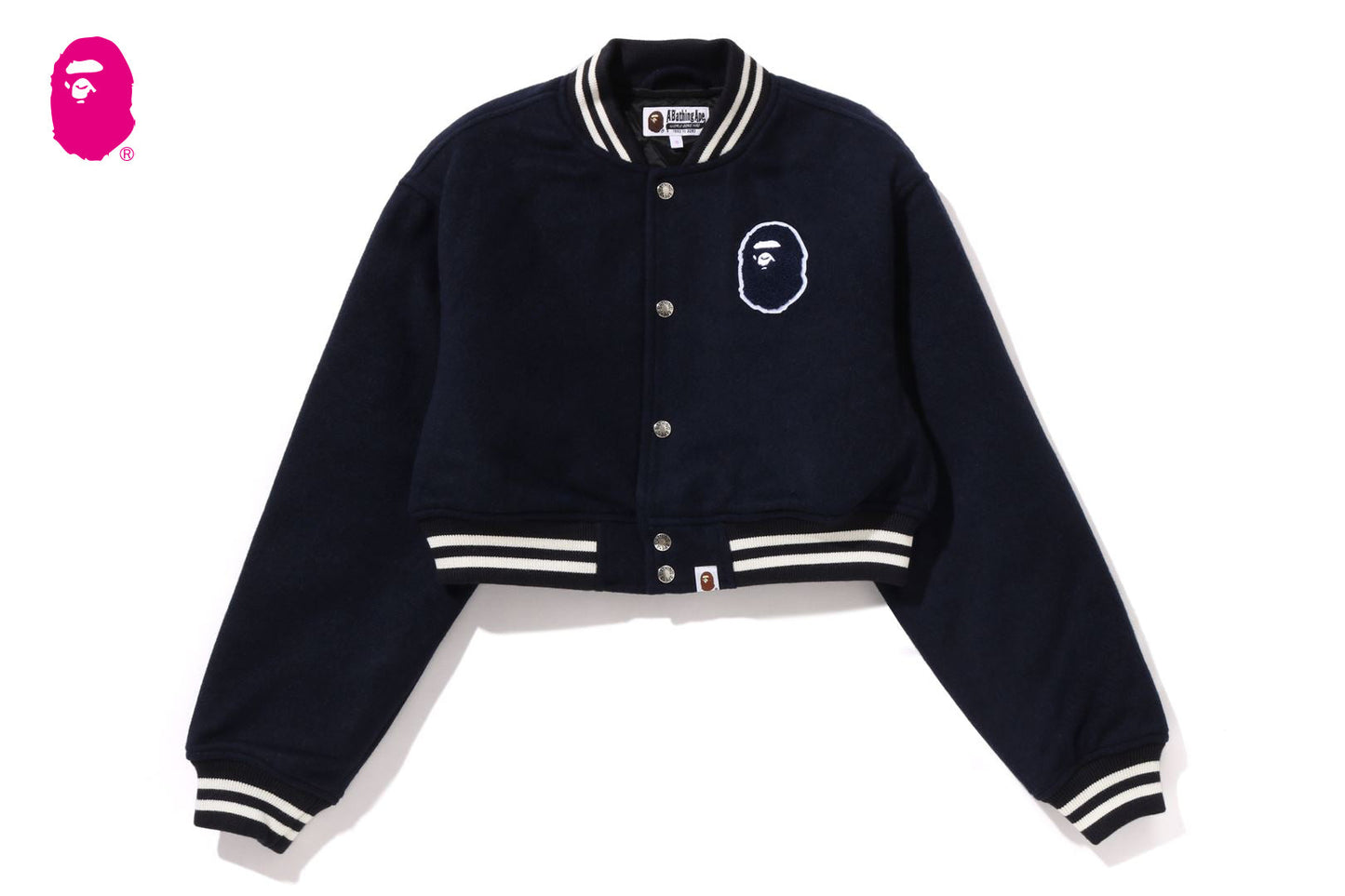 BAPE A BATHING APE short version university coat