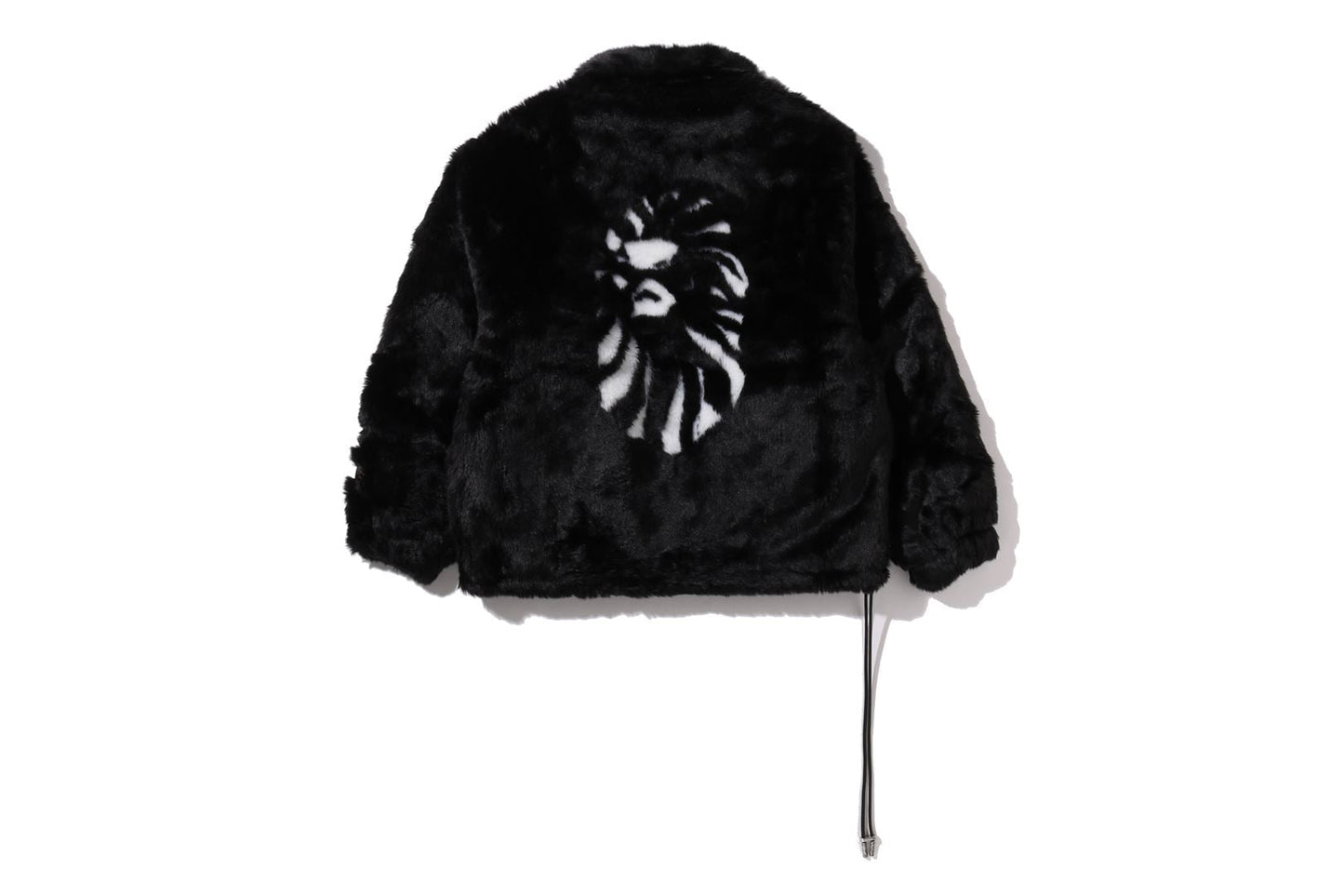 BAPE 黑色仿毛外套