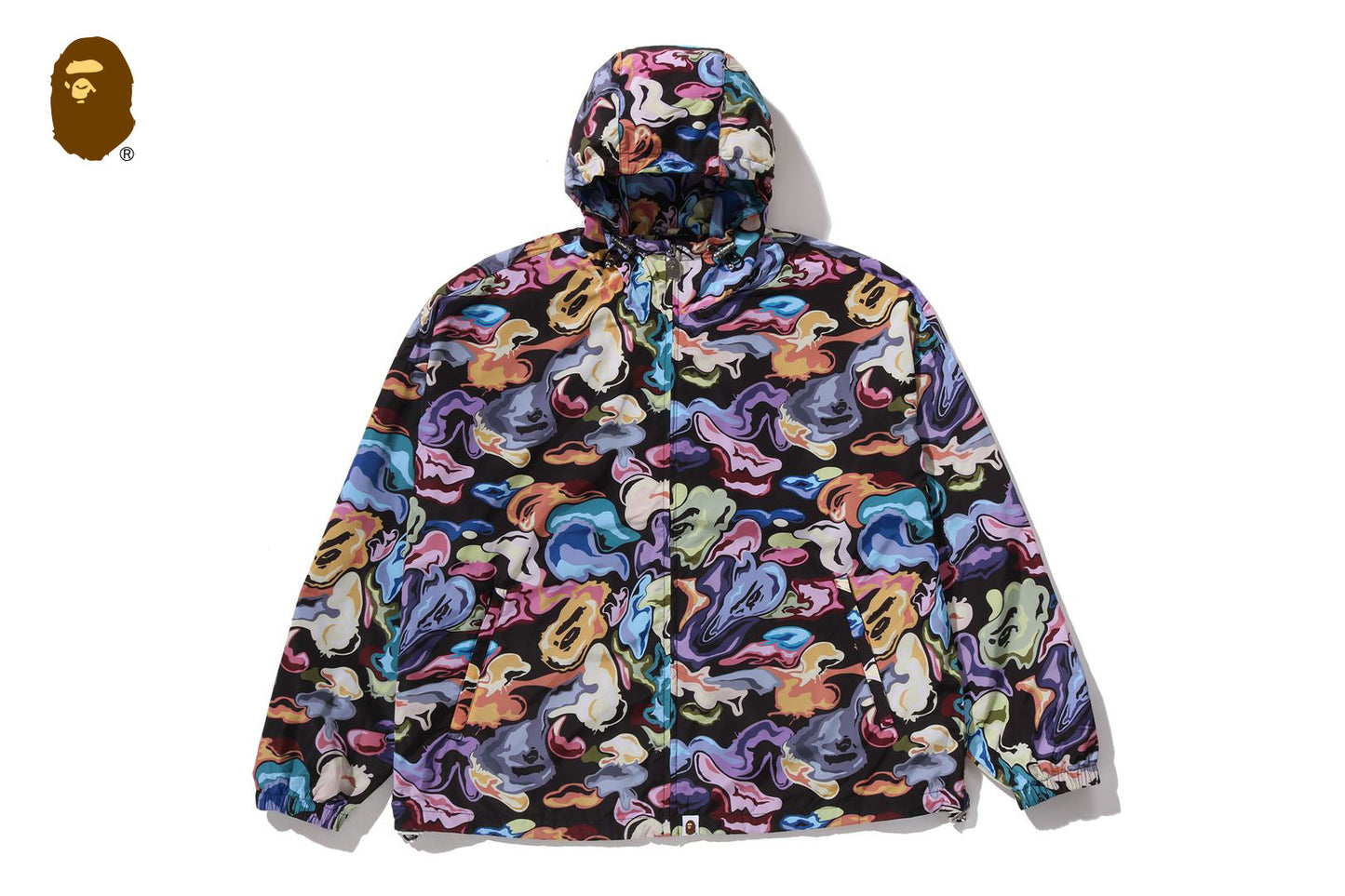 BAPE ART CAMO HOODED JACKET