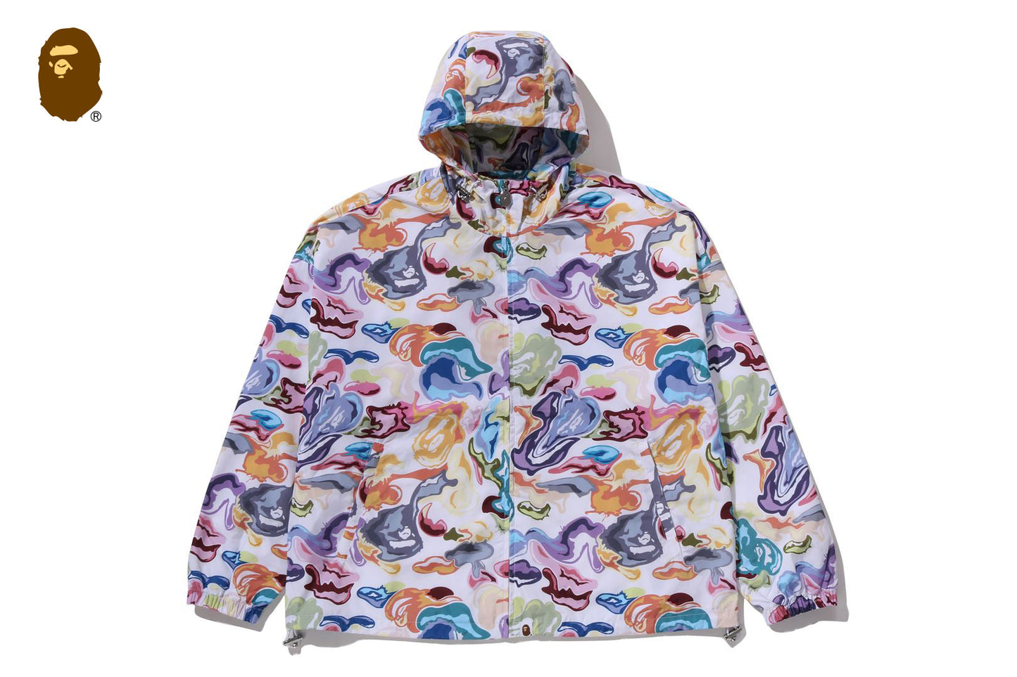 BAPE ART CAMO HOODED JACKET