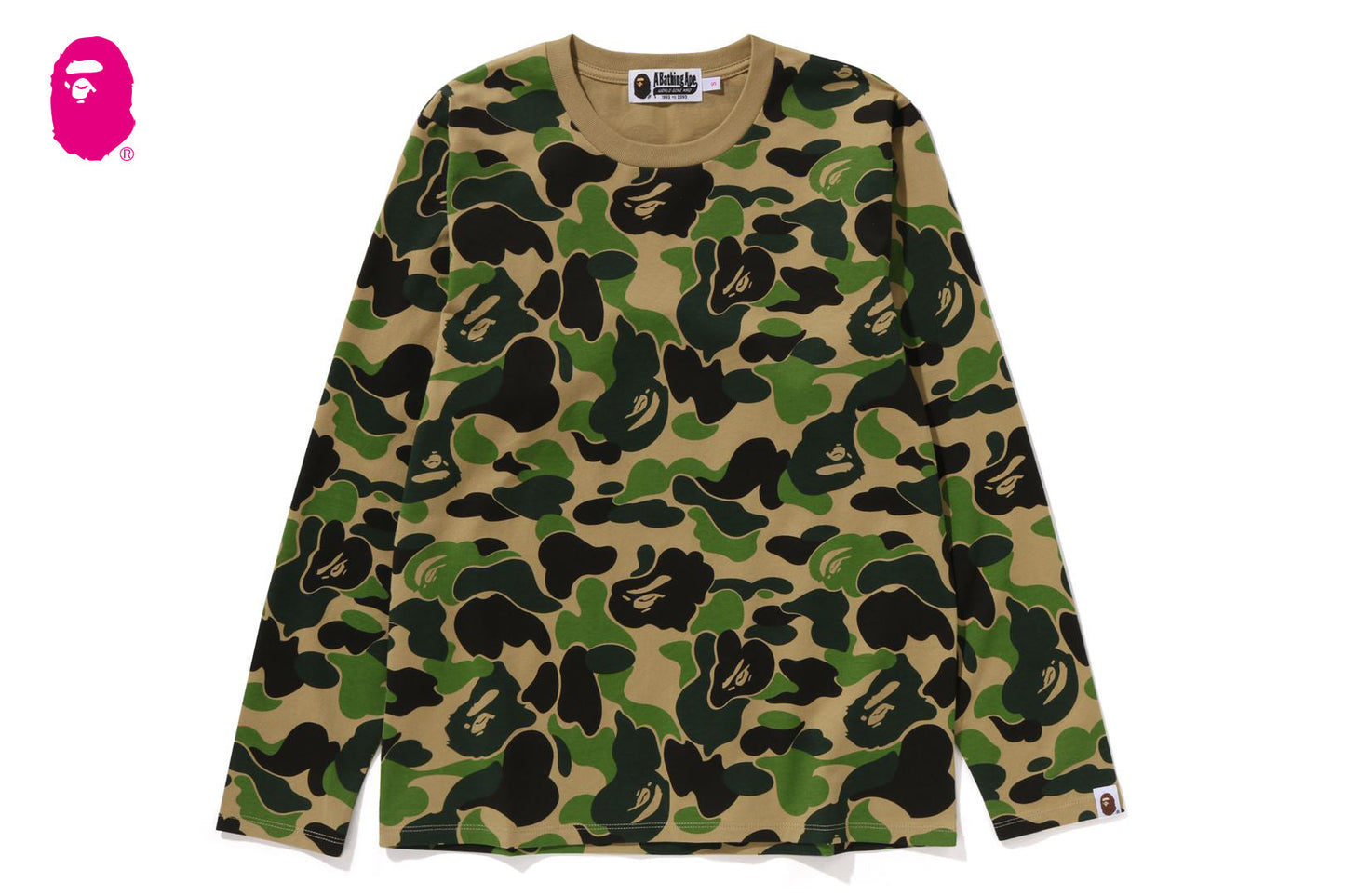 BAPE ABC CAMO 長袖T恤