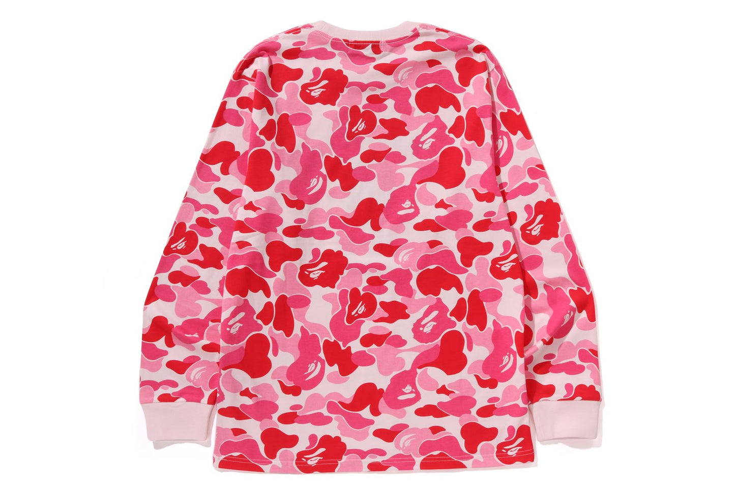 BAPE ABC CAMO COLLEGE LS TEE